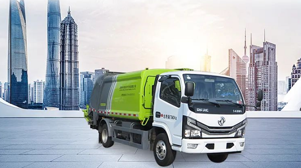 凌宇壓縮式垃圾車-固廢生活垃圾污物克星！